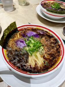 Vegan ramen Japan: Jangara Harajuku from outside, elevator entrance to Vegan Bistro Jangara Tokyo