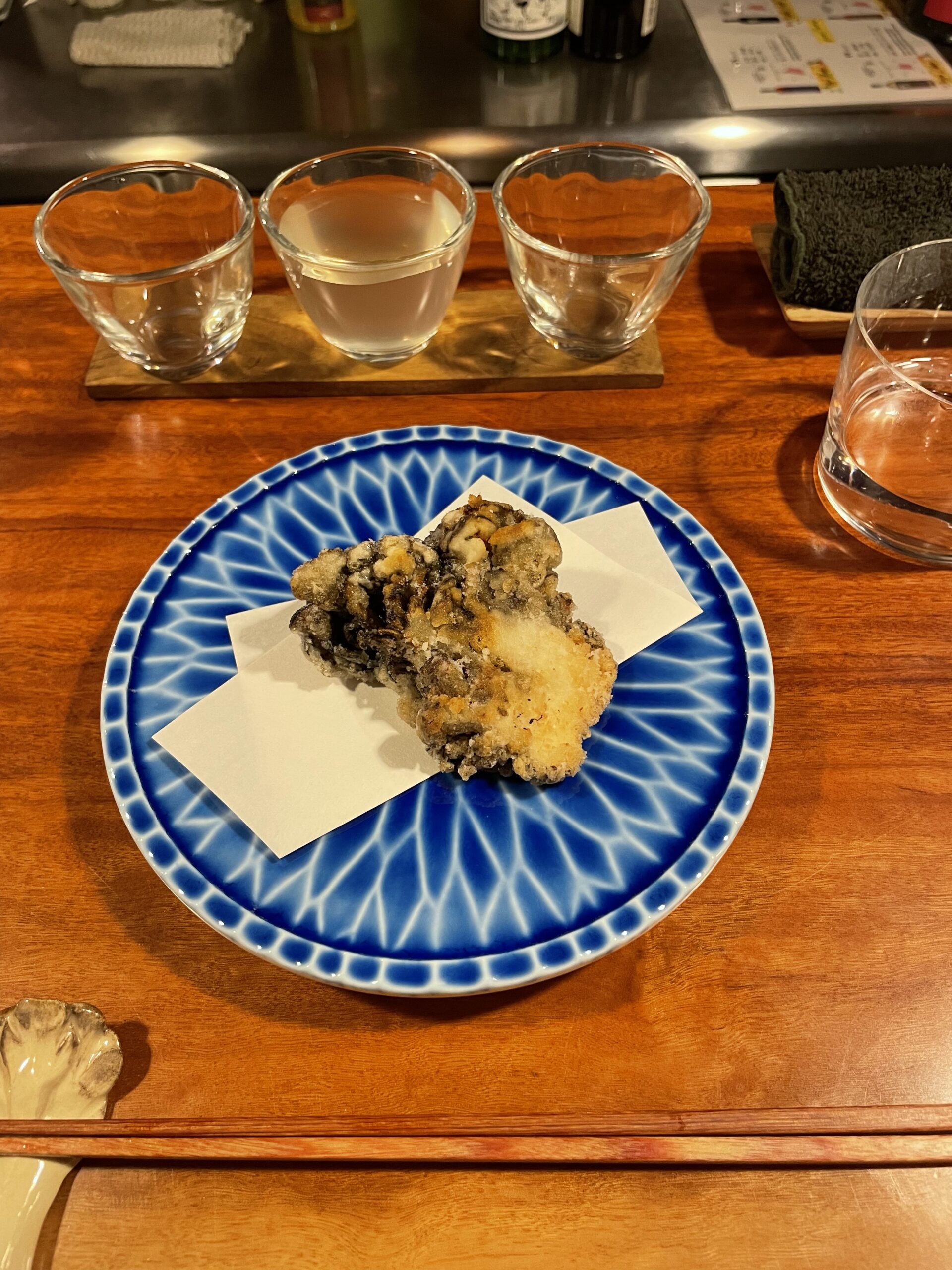 vegan tempura course Veganic Monkey Magic Tokyo